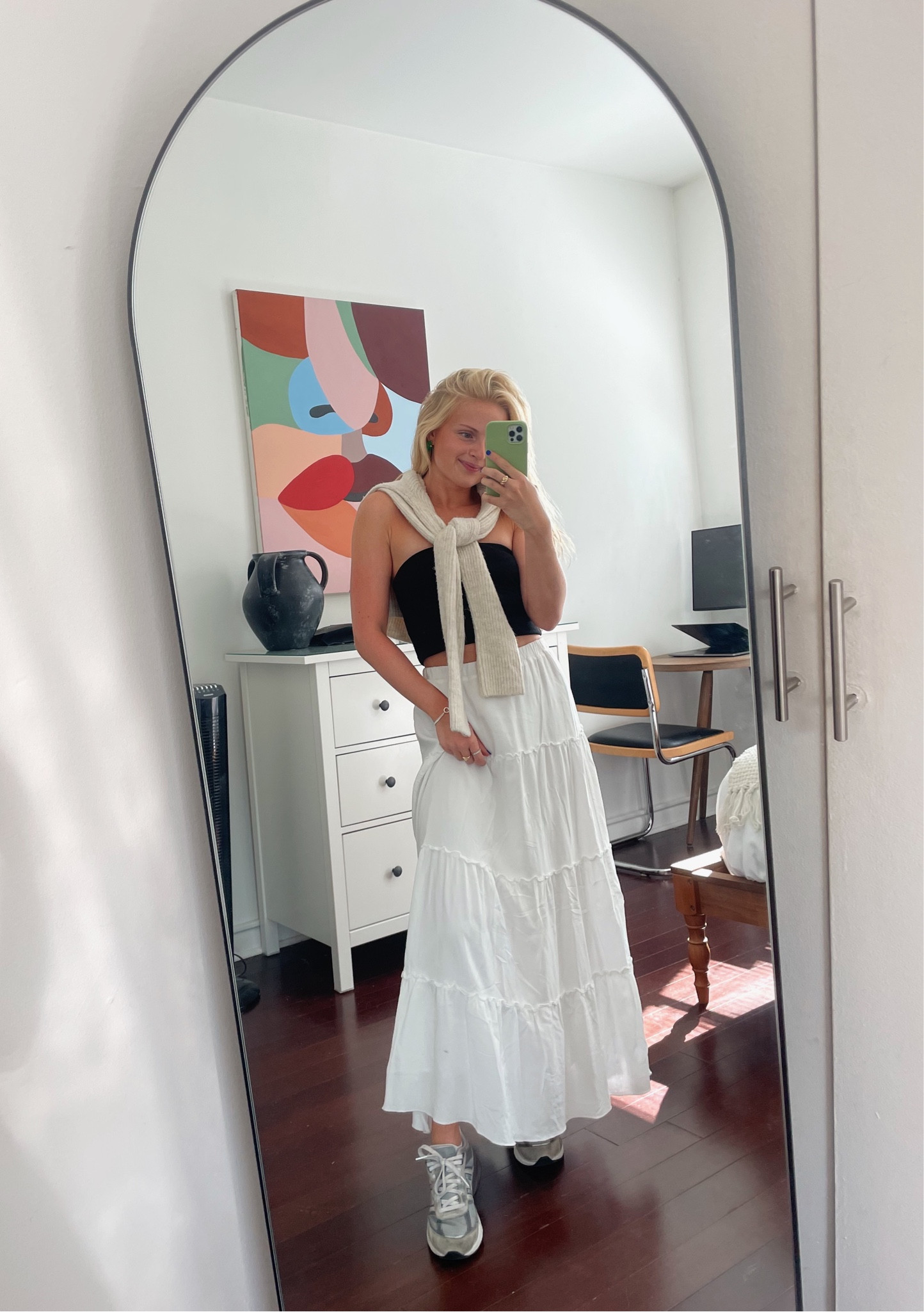 Day 1 of 30 days of fall transition outfits! Maxi white skirt and black tube top from Amazon🤍 skirt is from Brandy Melville

#LTKSeasonal #LTKunder100 #LTKstyletip