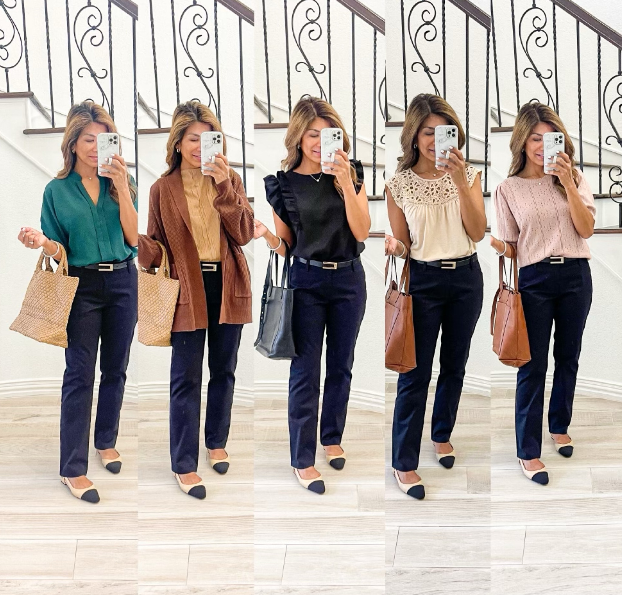 business casual brown pants women