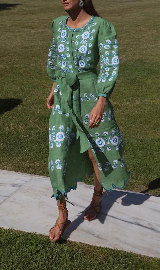 Emerald Lucia Dress | Over The Moon