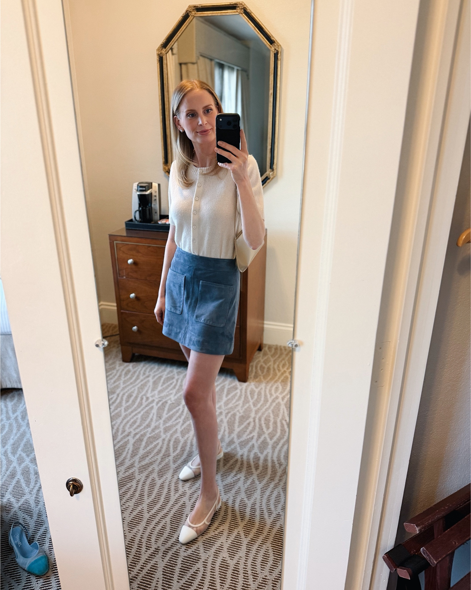 Last night’s look for drinks + dinner! My shoes are Chanel.

#LTKootd