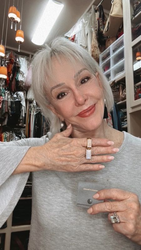One of my favorite luxury jewelry brands @deandavidson has taken his iconic castle ring and reduced the size. I like the big one but the new smaller size is so good too. 

#LTKstyletip #LTKmidsize #LTKover40