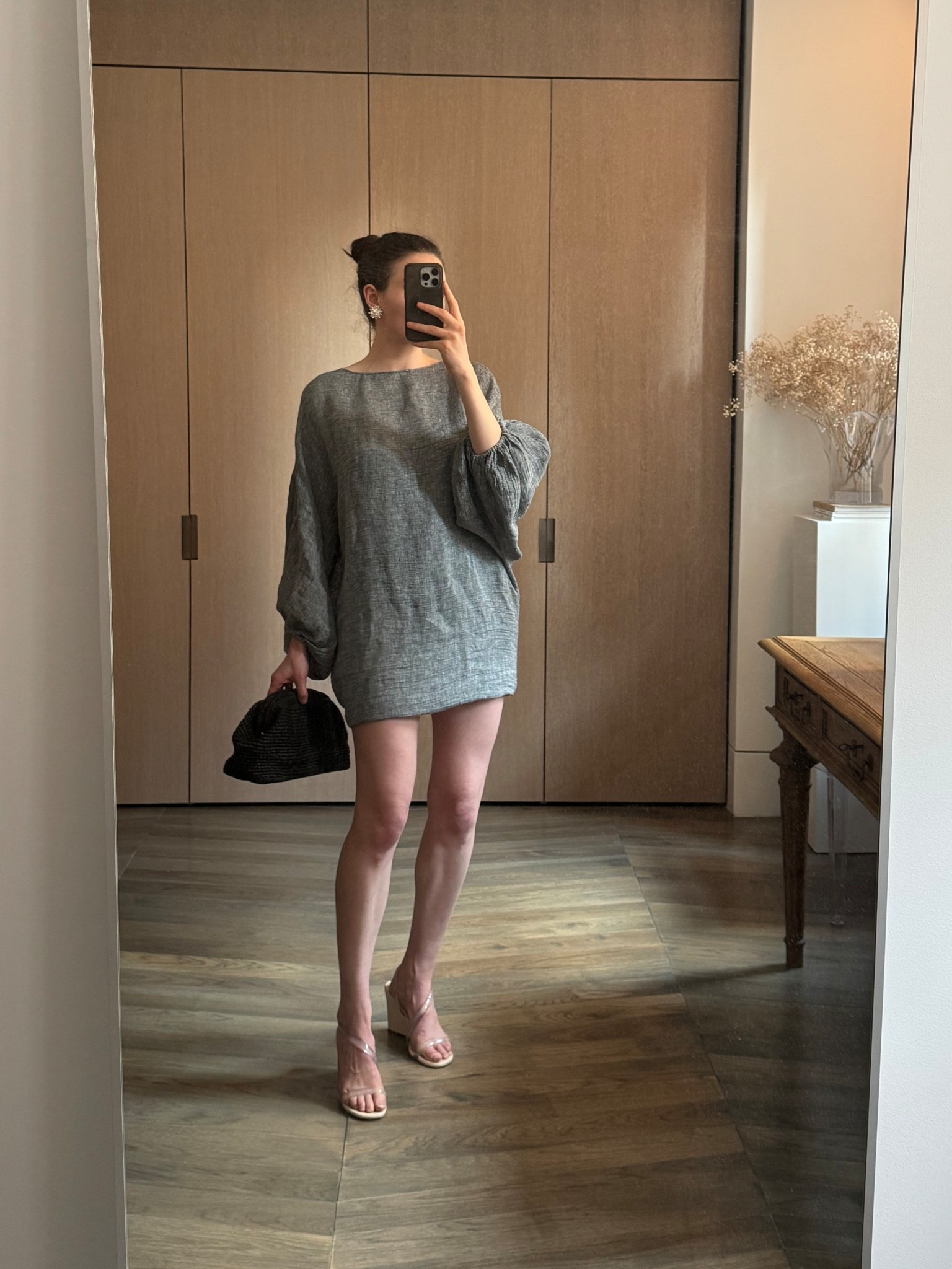 Wearing a medium (could have done a small) and hemmed 2-3 inches

#LTKStyleTip #LTKItBag #LTKShoeCrush