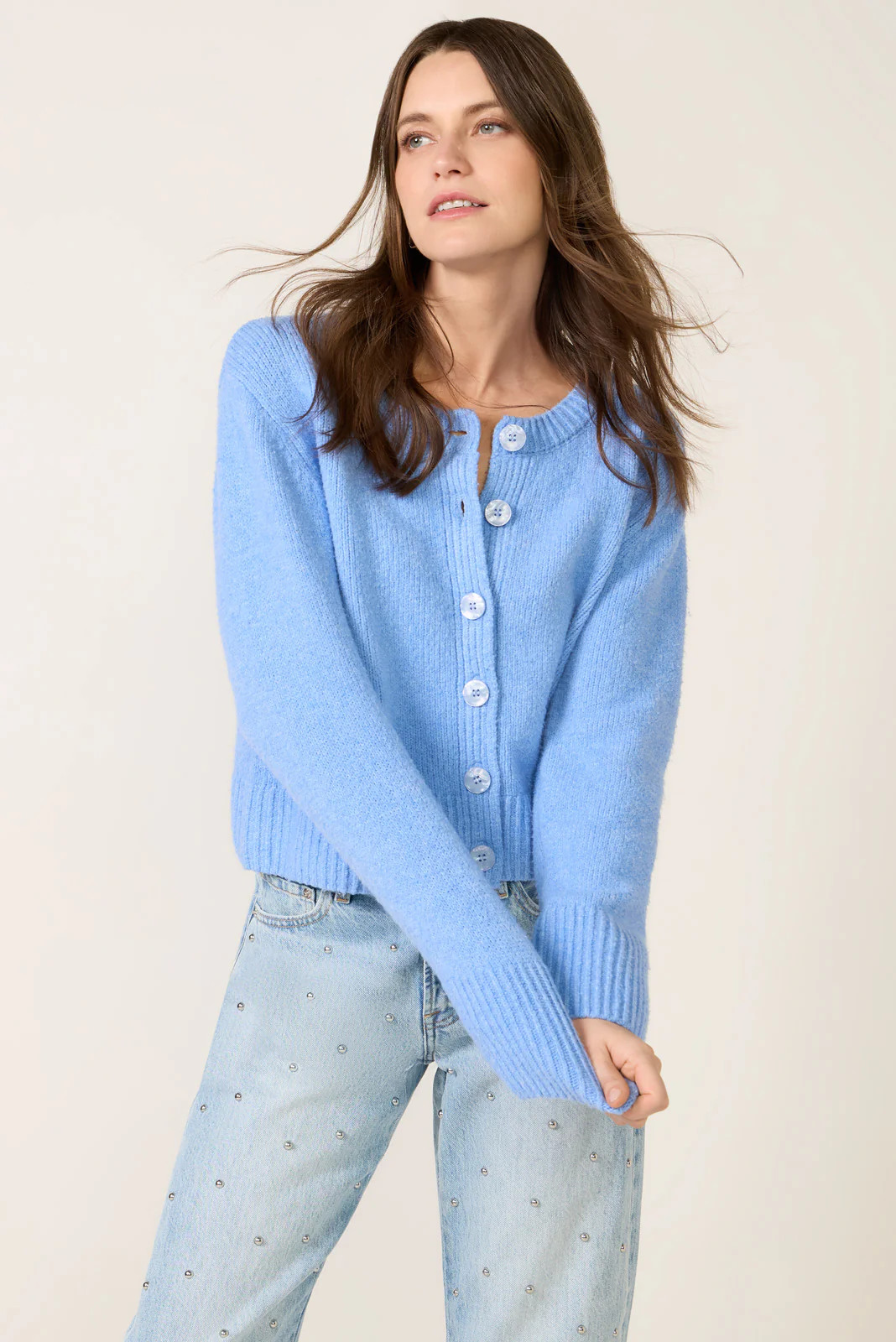Breen Crew Soft Cardigan | Evereve