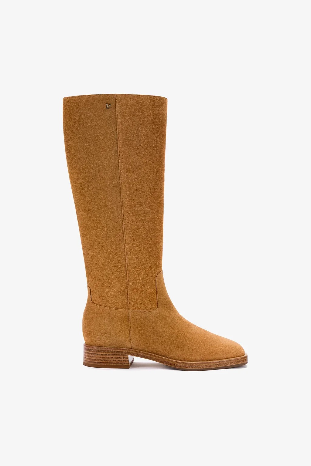 Anne Boot In Peanut Suede | Larroude