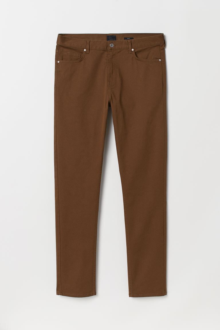 Slim Fit Twill Pants | H&M (US + CA)