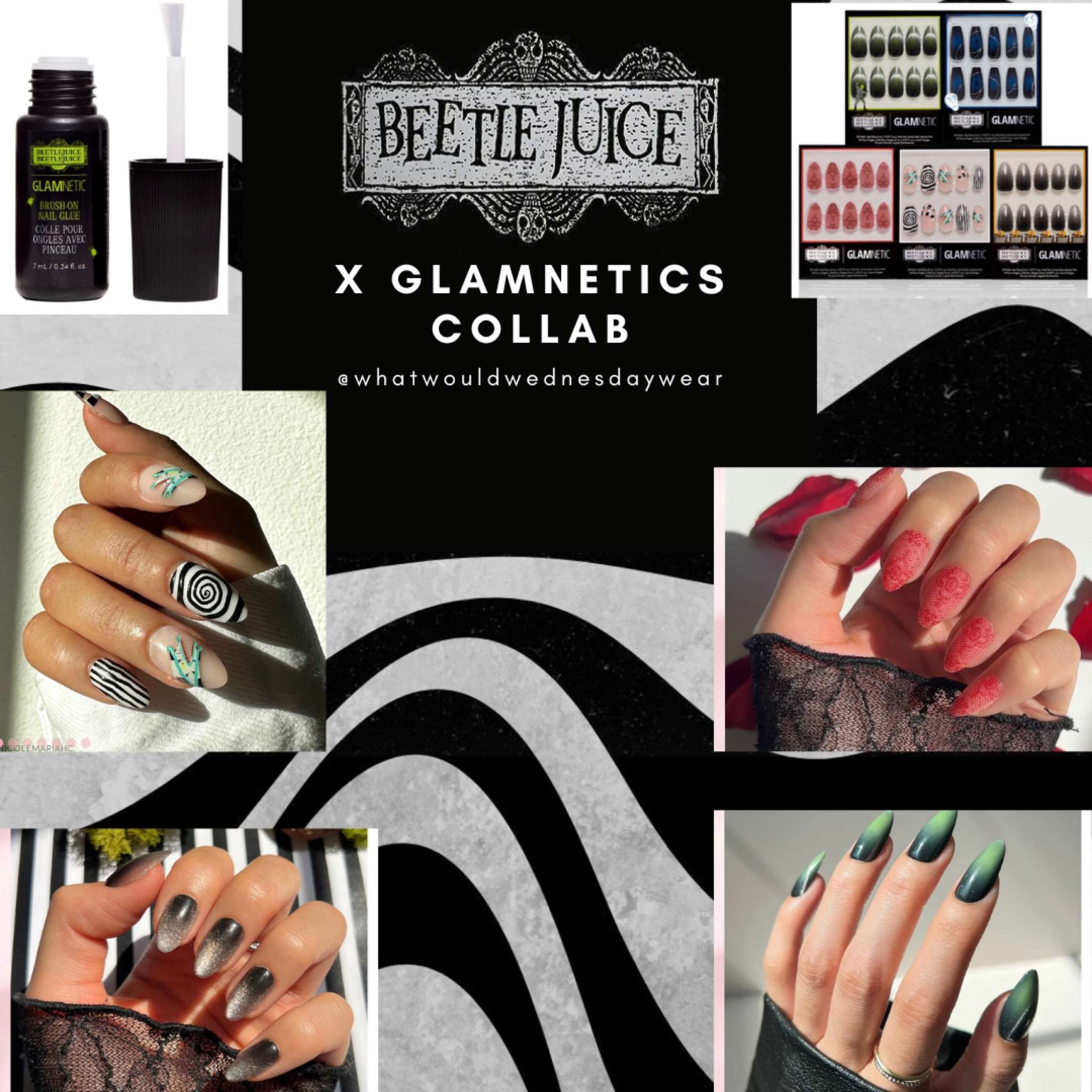 FAV PRESS ONS! Seriously life changing. And what a collab!🖤💚💜

#LTKSeasonal #LTKbeauty #LTKfindsunder50