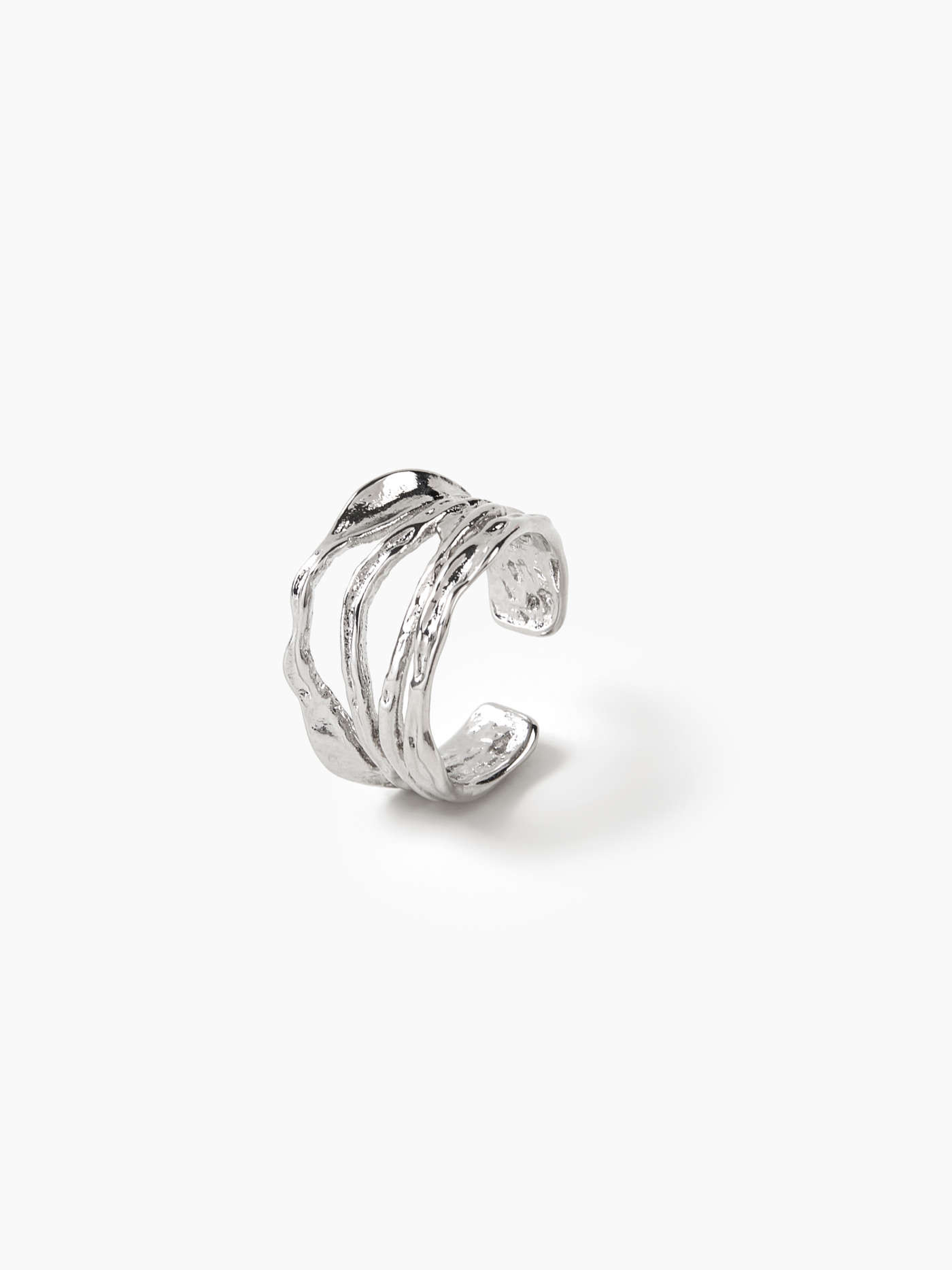 Texture Line Cross Ring | Cider