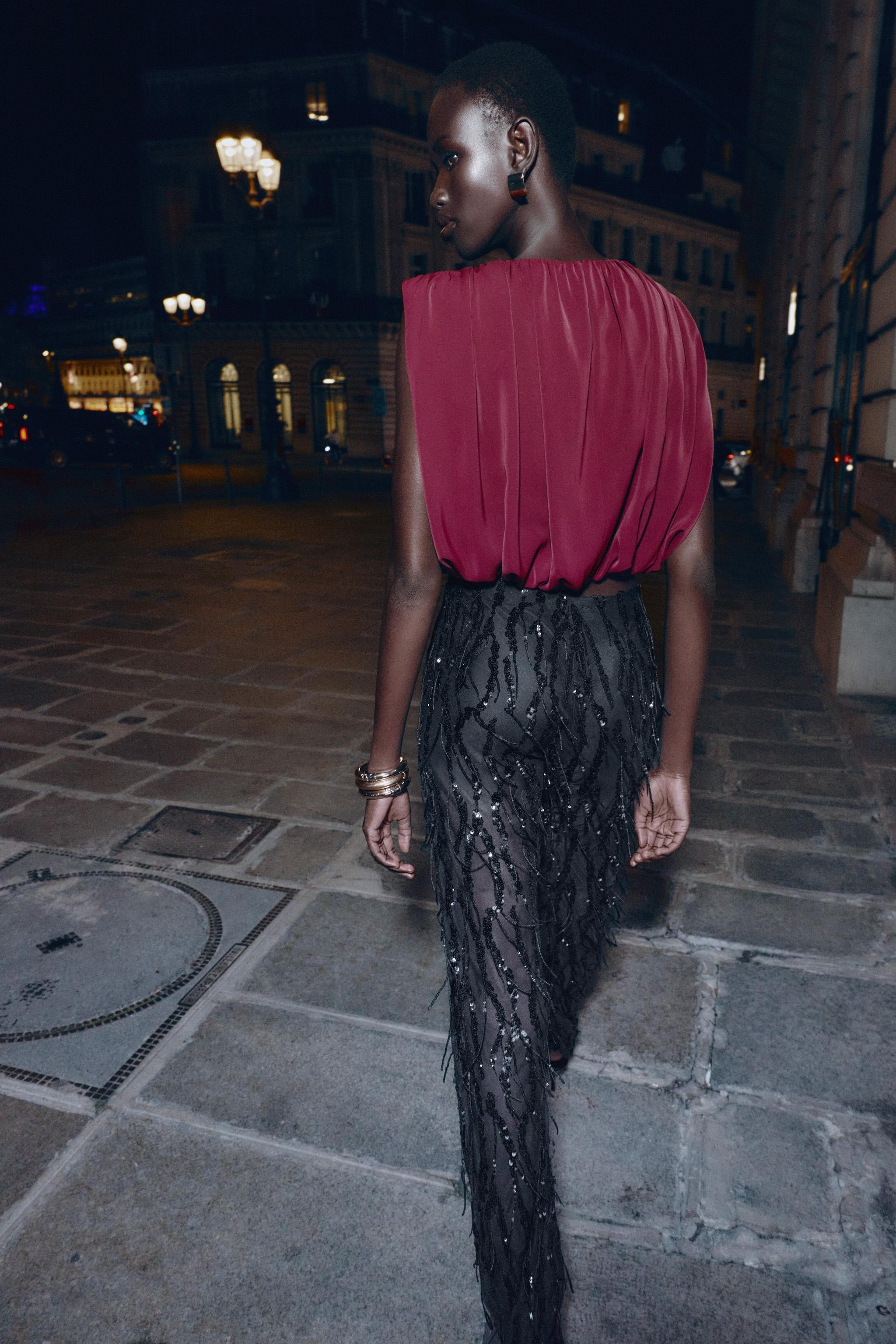 DRAPED BALLOON TOP | Zara US