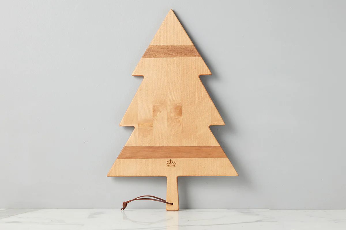 Solid Blonde Mod Tree Charcuterie Board, Large | etúHOME
