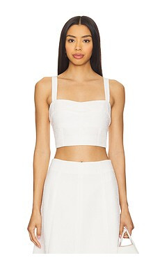Veronica Beard Faxon Top in Dove from Revolve.com | Revolve Clothing (Global)