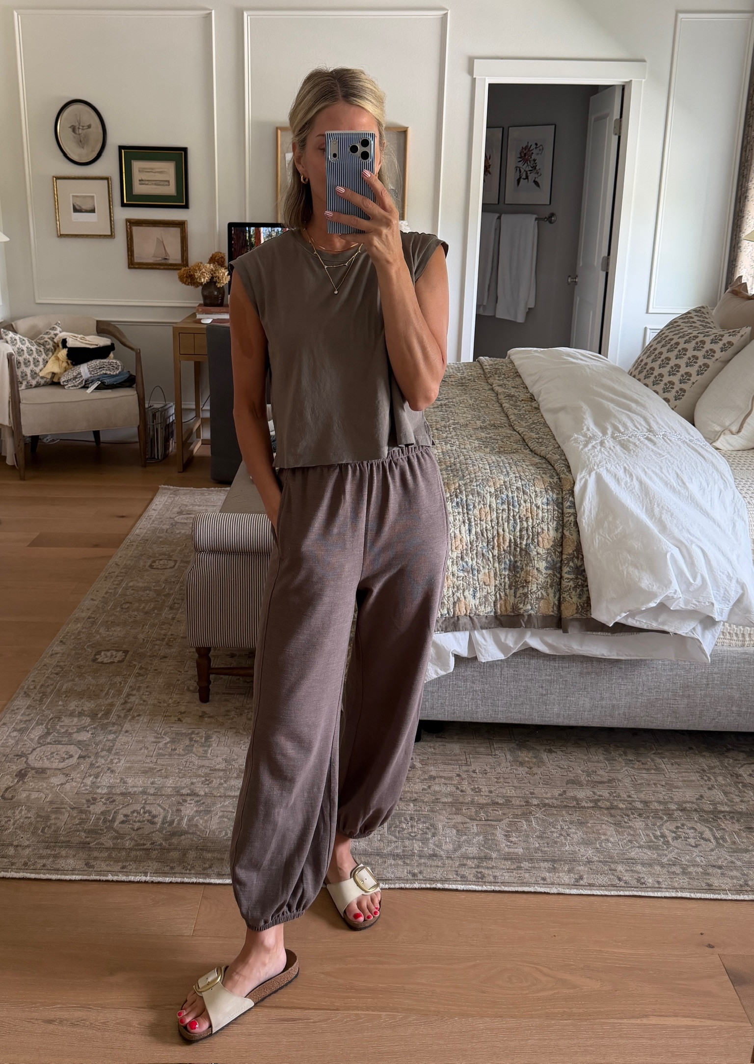 This Z supply set is a go to for me! So comfortable and cute!

two piece set, birkenstock, summer outfit 

 #LTKootd #LTKmomlife #LTKOver40