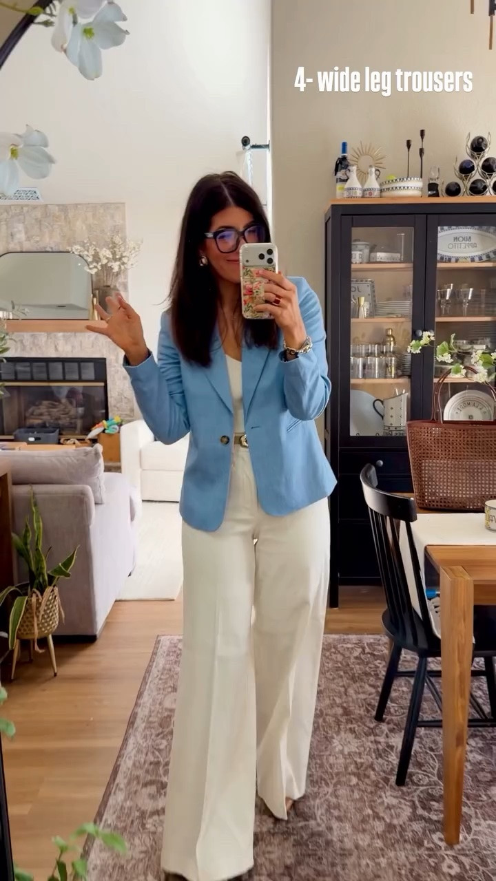 4- wide leg trousers
