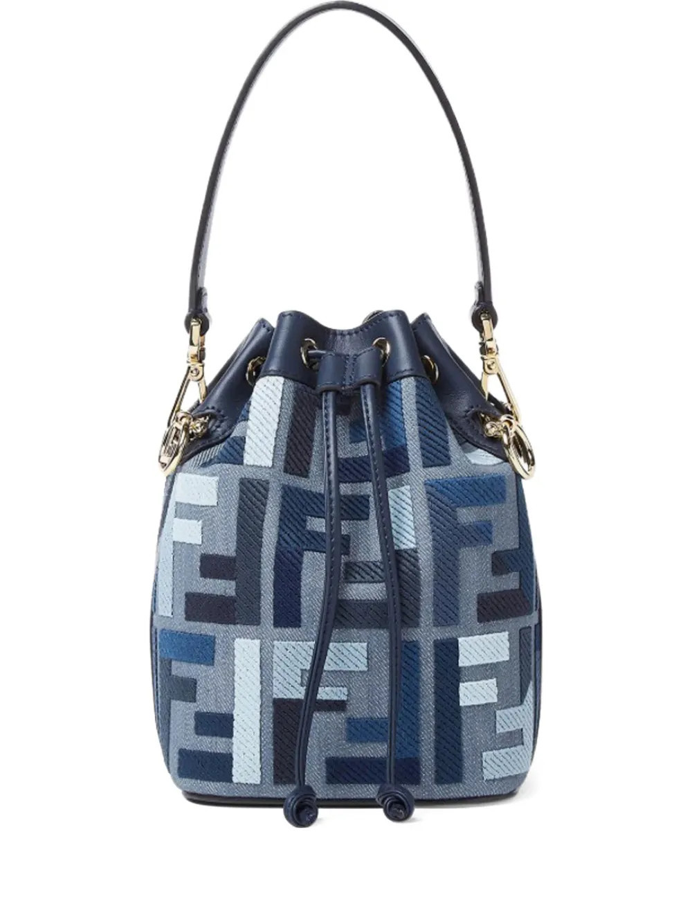 FENDI mini Mon Tresor bucket bag - Blue | Farfetch Global