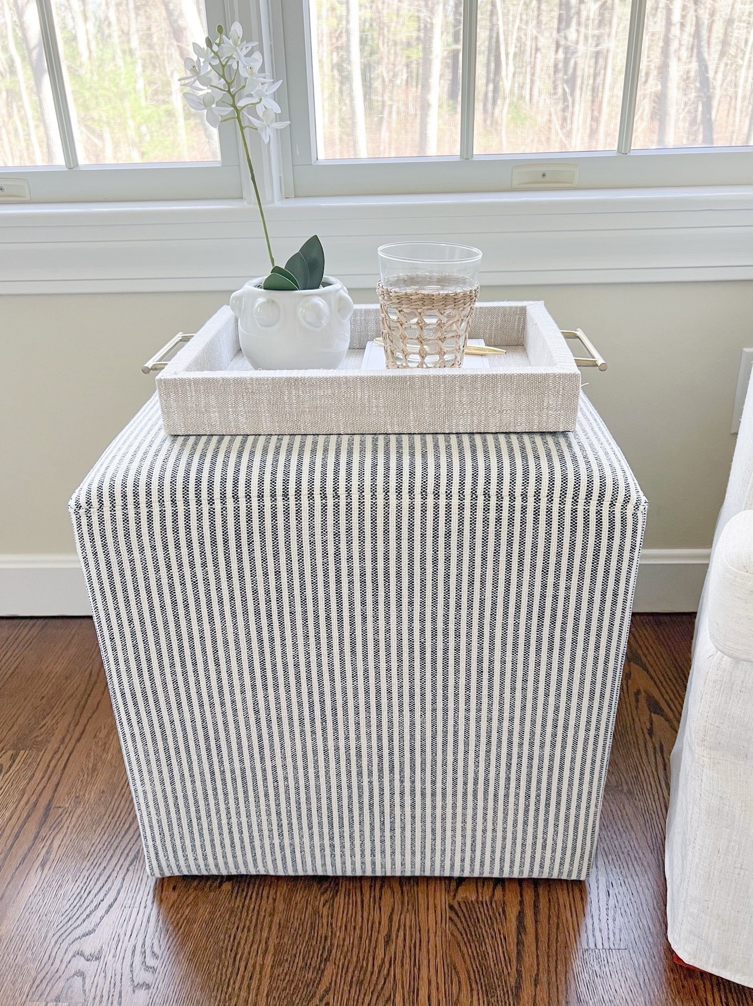 My linen tray was restocked at Target, and is just $25! 
-
coastal home decor, coffee table decor, decorative tray, coffee table tray, target home decor, target finds, coastal target home decor, ottoman tray, coastal ottoman, target furniture, cube, living room furniture, white planter, woven drinking glasses, glassware, spring home decor, affordable home decor, beach house decor, beach house style, white ceramic pot, faux orchid, bench, coastal style, living room decor

#LTKStyleTip #LTKFindsUnder50 #LTKHome