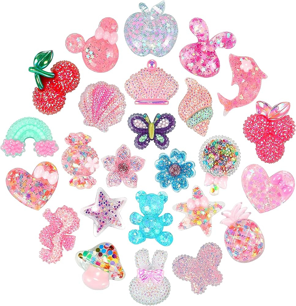 dntt Cute bling Shoe Charms for Girls Cute Shoe Charms for Adults Teens Kids Kawaii Shoe Decorati... | Amazon (US)