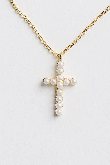 Cove Pearl Cross Necklace | Called To Surf