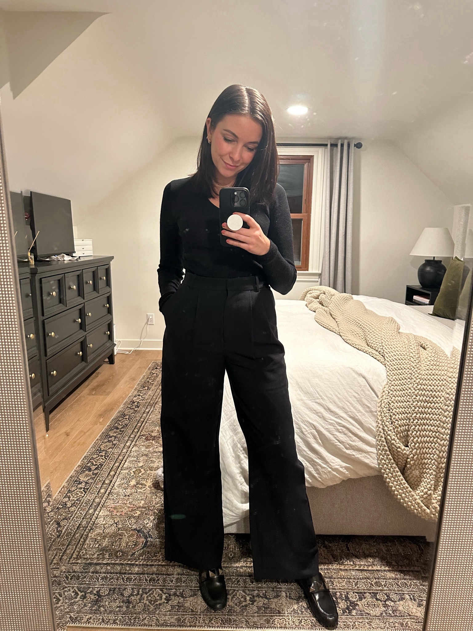 A simple work from home to date night outfit! Classy and comfortable  

#LTKworkwear #LTKSeasonal #LTKshoecrush