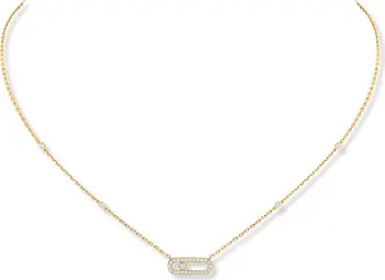 Messika Move Uno Pavé Diamond Pendant Necklace | Nordstrom | Nordstrom