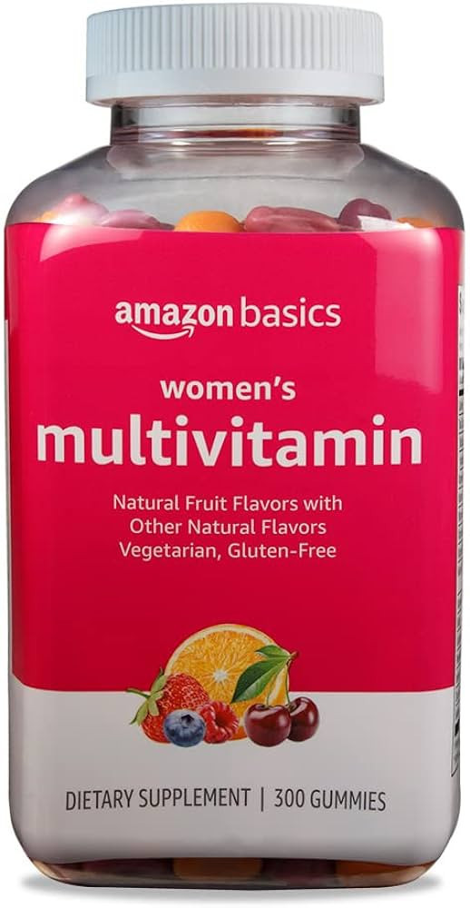 Amazon Basics Women's Multivitamin, 300 Gummies (150 Servings) (Previously Solimo) | Amazon (US)
