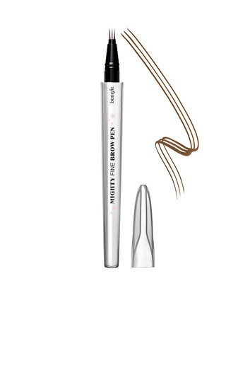 Benefit Cosmetics Mighty Fine Brow Pen in Warm Medium Brown in 3.75 Warm Medium Brown. | Revolve Clothing (Global)
