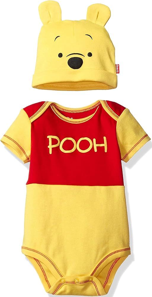 Disney Baby Bodysuit with Hat: Toy Story, Pooh, Incredibles, Monsters & Mickey | Amazon (US)