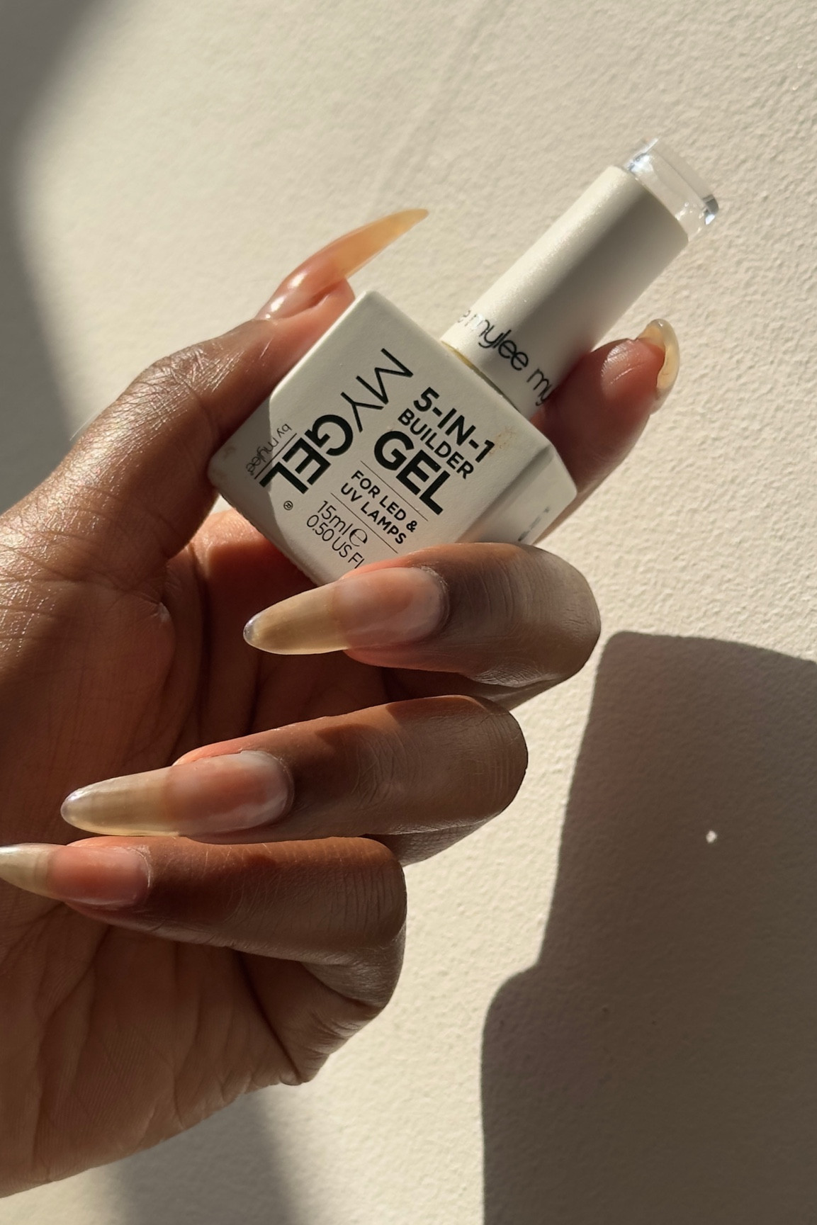 My “natural” nails 

I absolutely love this builder gel, it’s helped me to grow out my nails to this length. 