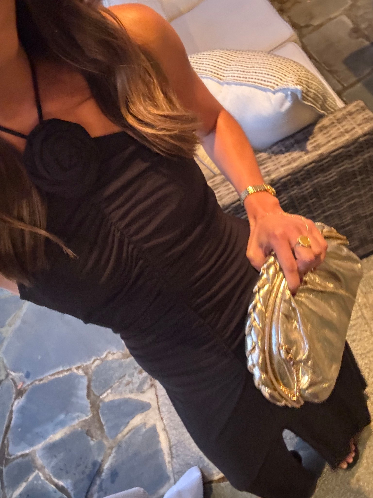 My favorite black formal dress of all time and it’s under $200! So comfortable, I wear a small! 

And this gold clutch is so fun for the holidays🥂

#LTKWedding #LTKSeasonal #LTKHoliday