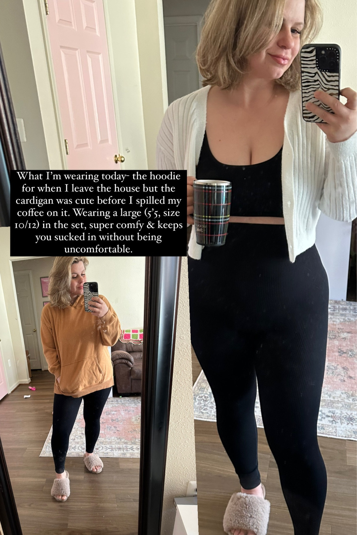 Skims dupe for under $40. 🙌 Wearing a size large ((5’5, size 10/12)) in the set with more than enough room. Hoodie isn’t sold anymore but linked similar. 

Loungewear
Leggings
Athletic set
Cute bra and leggings
Skims dupe
Beach
Mom look 
Concert outfit
Spring look

#LTKunder50 #LTKfit #LTKcurves