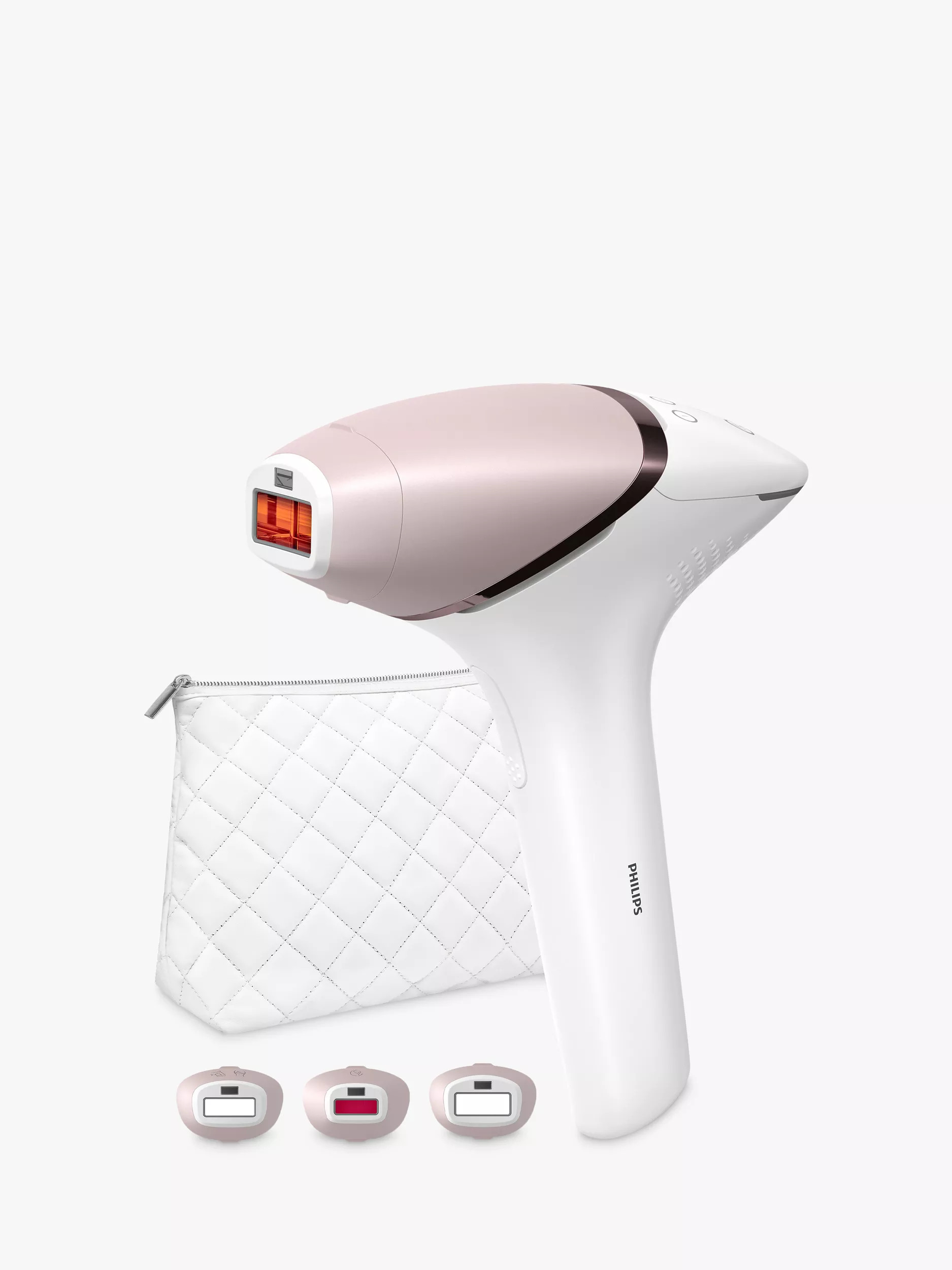 Philips Lumea Series 9000 BRI955/01 Cordless IPL Hair Removal Device, White | John Lewis (UK)