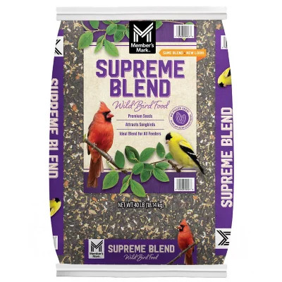 Member's Mark Supreme Blend Wild Bird Food 40 lbs. | Sam's Club