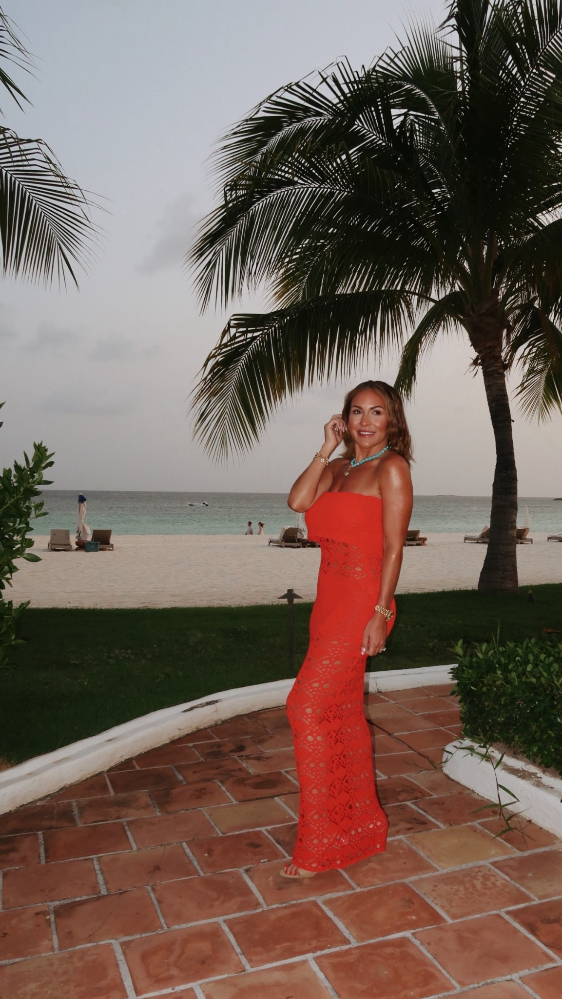 Serving island heat in this fiery number 🔥🌴
Sunset views, good food, and this crochet moment—chef’s kiss.
Wearing a size XS
5’2” • 130 lbs • 34DD • 25” waist

#AnguillaNights #VacationDinnerLook #ResortStyle #PetiteAndProud #BeachGlam #LTKStyle #Over40Style #Affliate #OOTN #IslandVibes

#LTKStyleTip #LTKOver40 #LTKPetite