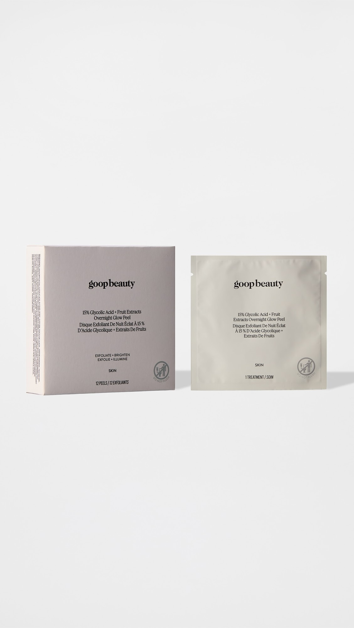 GOOPGLOW 15% Glycolic Acid Overnight Glow Peel (Pack of 12) | Shopbop