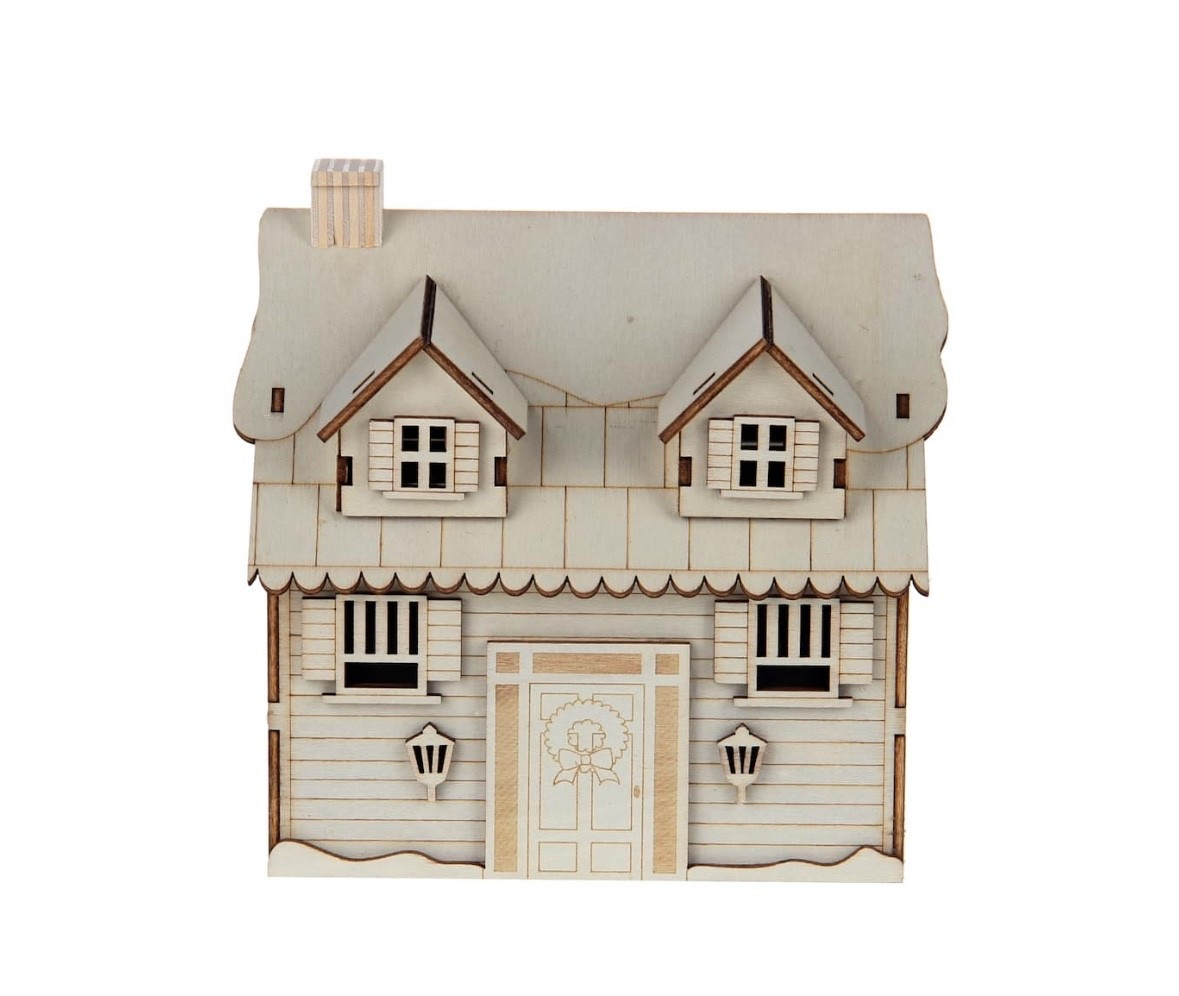 Winter Village house decorating party supplies 