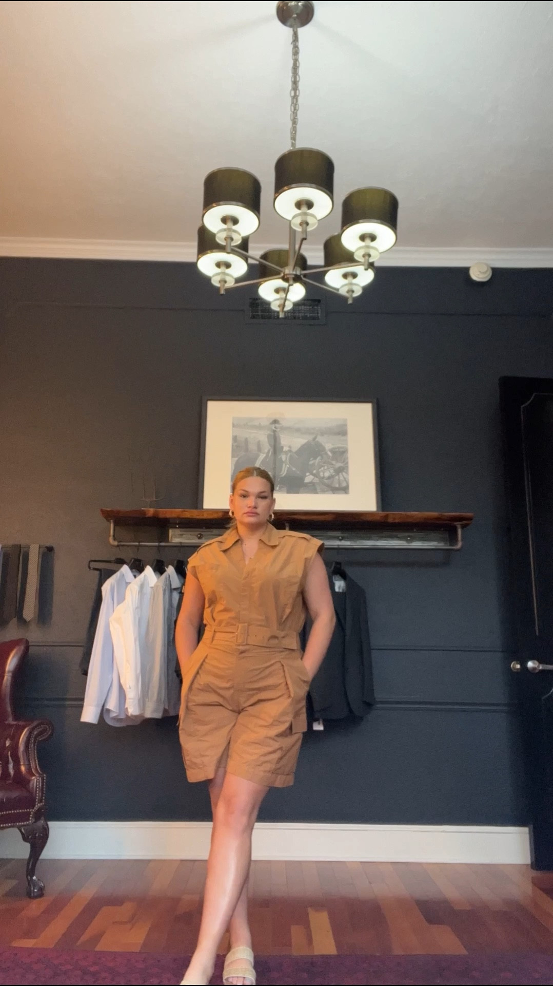 Fall Transition Romper 🍁 the Phillip Lim Utility Romper is a MUST ‼️ so flattering & comfortable! Pair with some cute sandals / a light jacket to make a transitional outfit for the fall 

#renttherunway #romper #philliplim #midsize

#LTKmidsize #LTKSeasonal