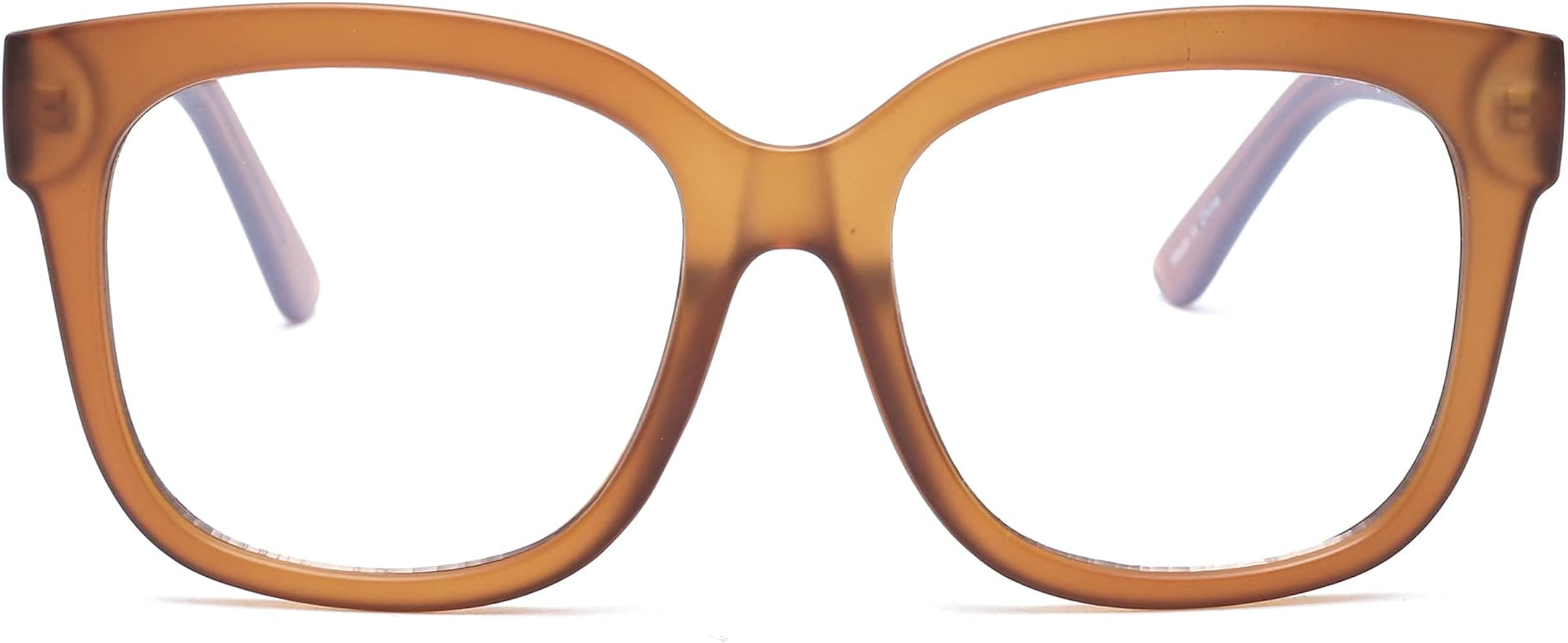 JIM HALO Blue Light Blocker Glasses for Women Oversized Square Computer Glasses Reduce Eye Strain | Amazon (US)