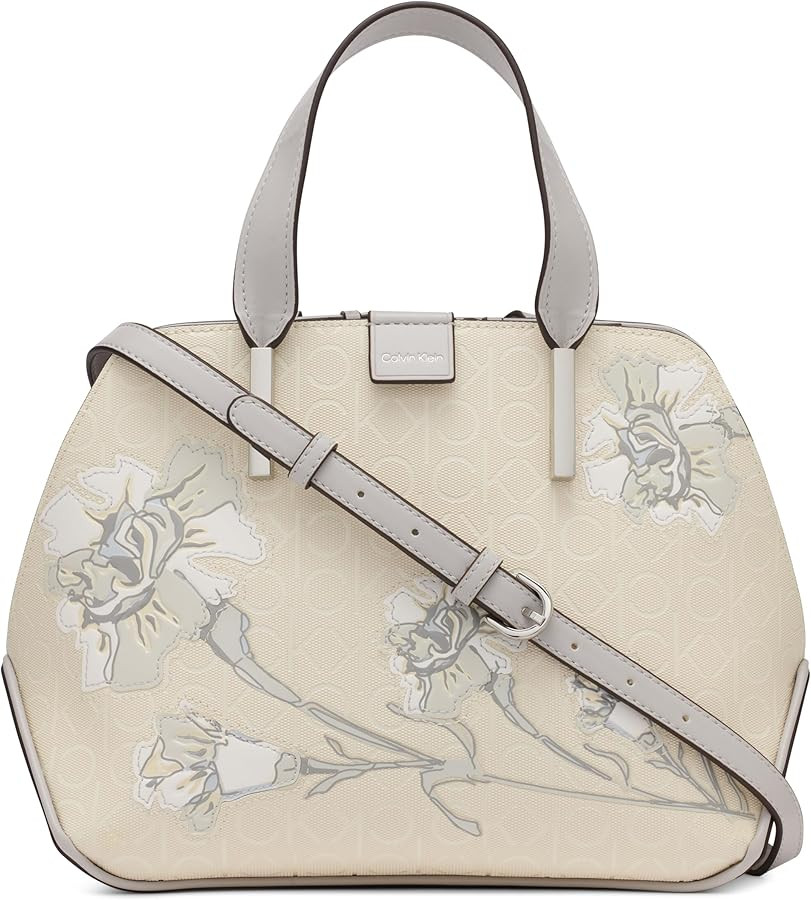 Calvin Klein Women's Audrey Triple Compartment Satchel | Amazon (US)