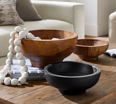 Charred Wood Bowl | Pottery Barn (US)