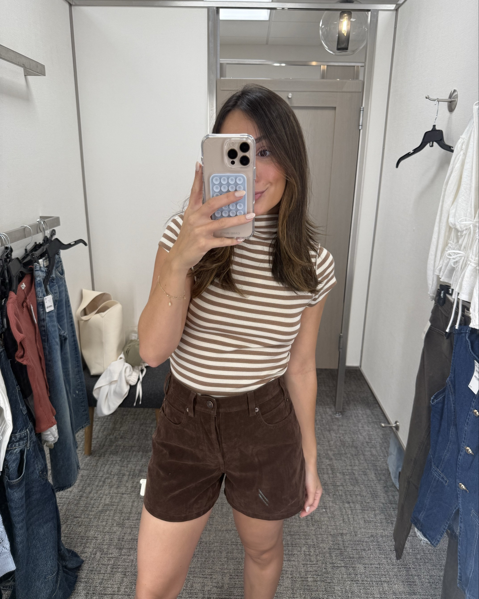 Ok, love this fall look! It’s so easy and lightweight and the perfect way to do fall right now. Small top, 25 shorts. 

@nordstrom #nordstrompartner 

#LTKFindsUnder100 #LTKStyleTip