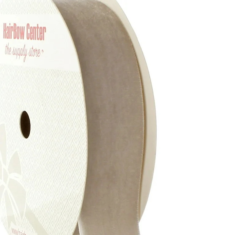 HBC 3/8" Velvet Ribbon 823 Taupe 5 Yard | Walmart (US)