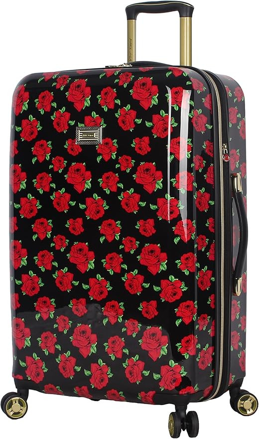 Betsey Johnson Unisex-Adult (Luggage only) Leisure, Covered Roses, 26in | Amazon (US)