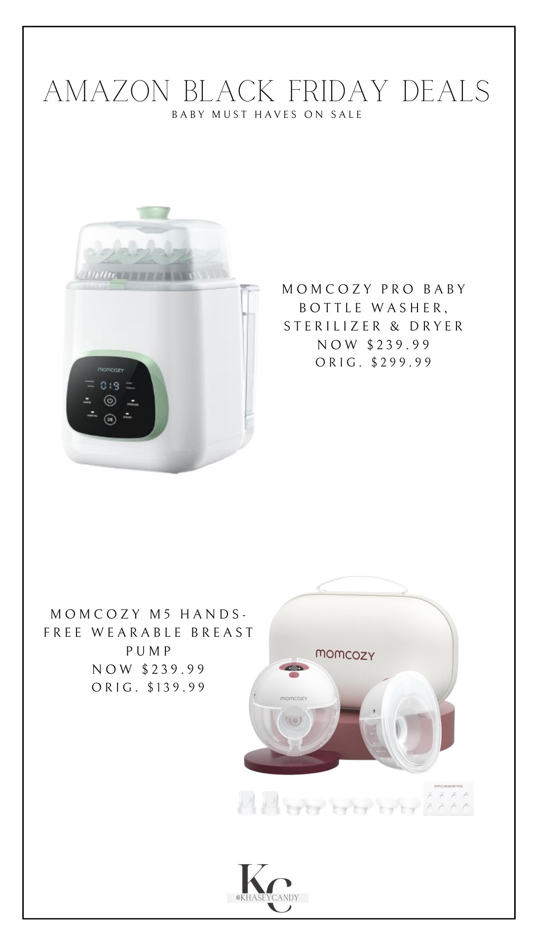 Amazon Black Friday Deals on Baby Items

baby bottle washer and sterilizer, hands free breast pump



#LTKBaby #LTKGiftGuide #LTKCyberWeek