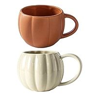 Pumpkin Coffee Mug Halloween Ceramic Pumpkin Fall Mugs Novelty Coffee Milk Cups for Halloween The... | Amazon (US)