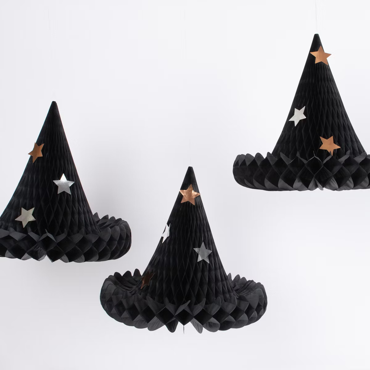 Meri Meri Honeycomb Witch Hat Decorations (Pack of 3) | Target