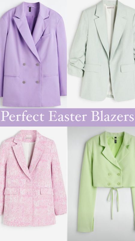 My top 4 favorite blazers for Easter!
Easter blazers, spring blazers, pastel blazers, Easter outfit ideas, Easter inspo, brunch outfit insp 

#LTKstyletip #LTKSeasonal #LTKFind