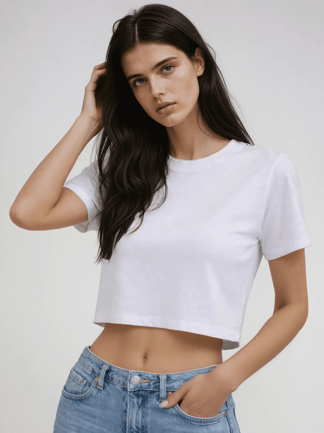 Cropped Tee | Public Veil