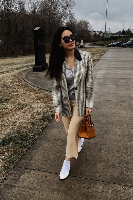 Casual quality for a walk in the park!
Jacket: Dior
Silk polo: MM LaFleur 
Trousers & shades: Forever 21 (from years ago)
Bag: Hermes
Ballet flats: Chanel

#LTKSeasonal #LTKstyletip