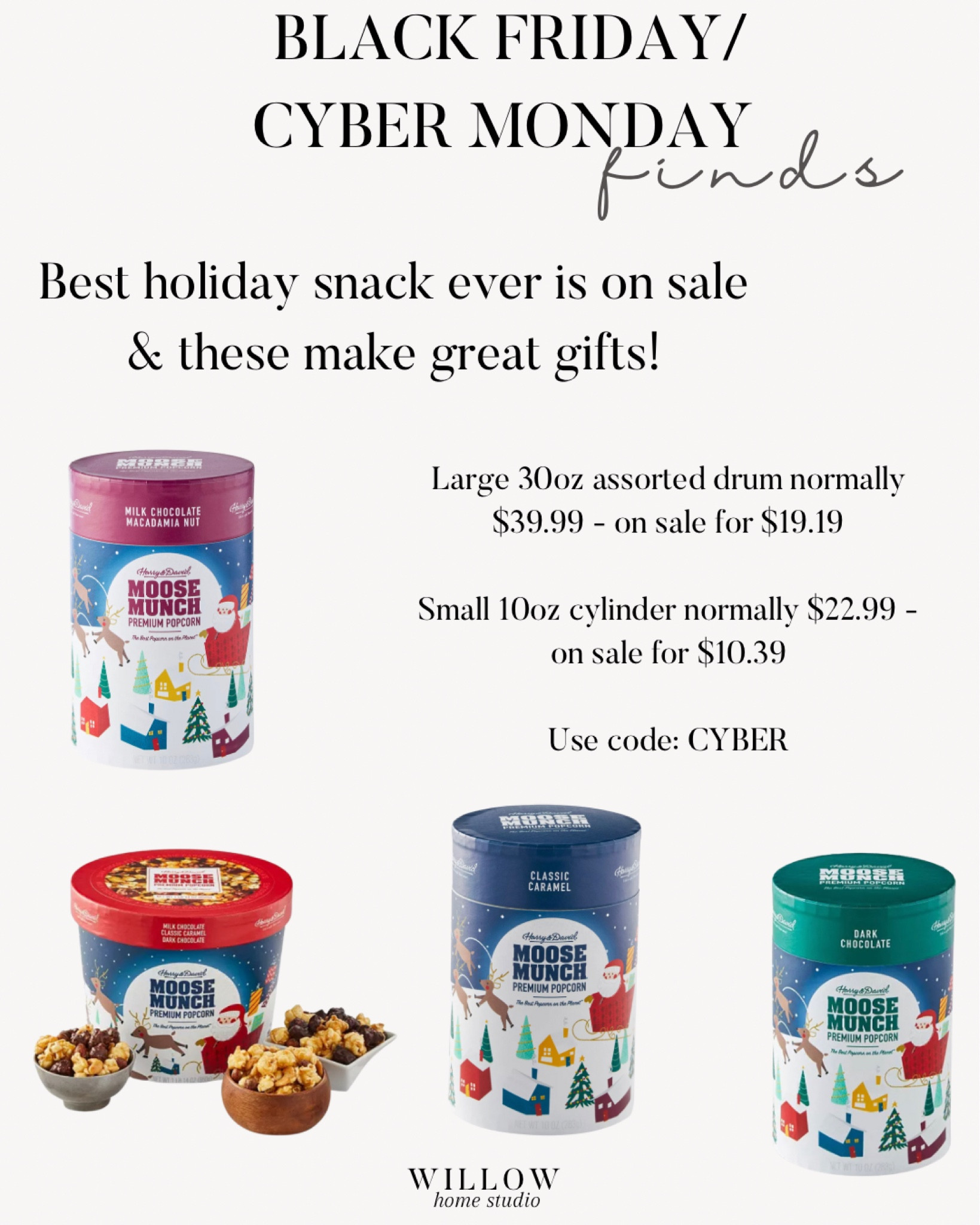 Moose Munch majorly on sale at Macy’s!


Holiday snacks, holiday gifts, cyber week deals, Christmas gifts

#LTKGiftGuide #LTKCyberweek #LTKHoliday