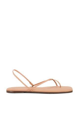 TKEES Square Toe Millie Sandal in Nude. - size 8 | Revolve Clothing (Global)
