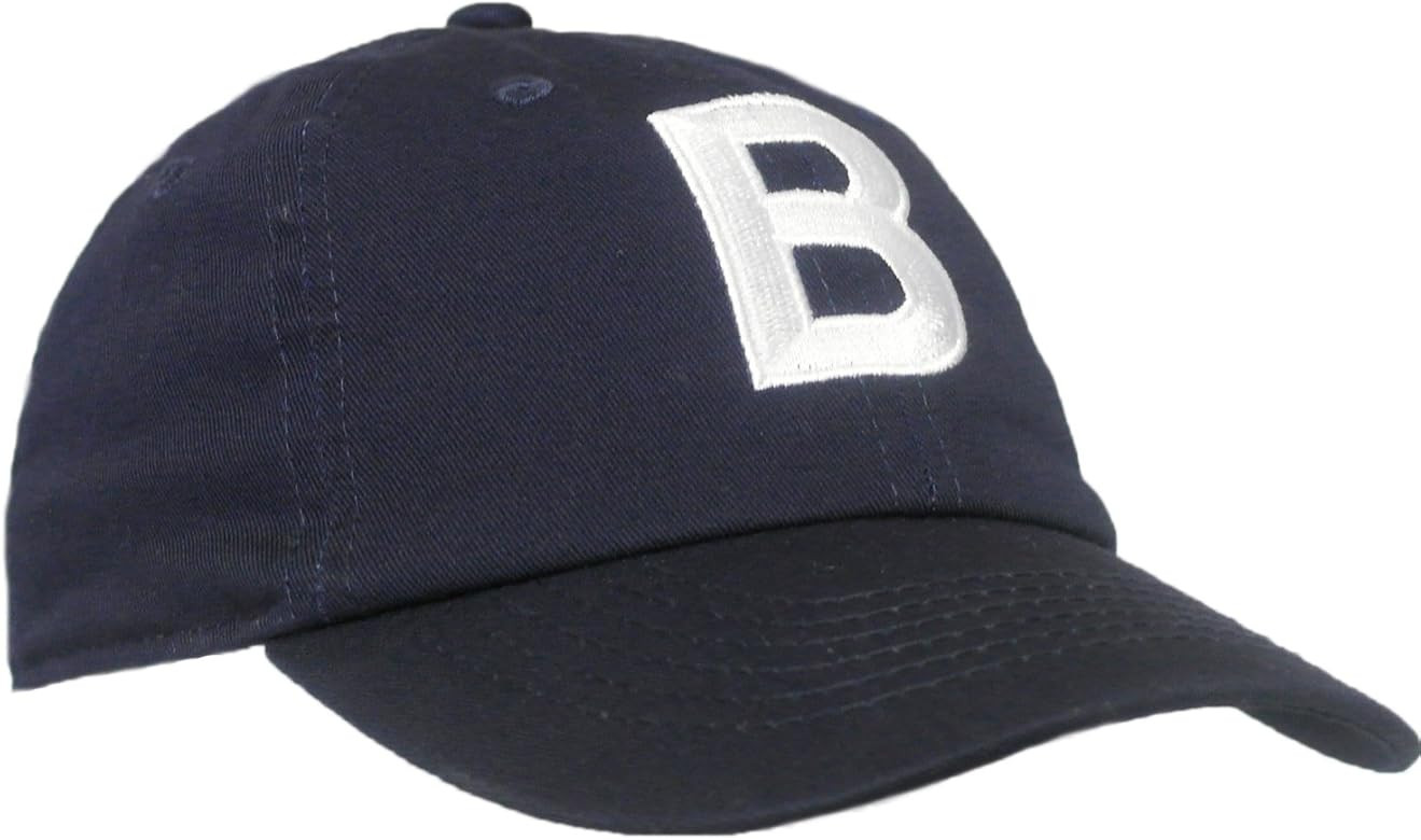 Tiny Expressions - Monogrammed Toddler & Kids Baseball Cap | Adjustable Navy Hat | Amazon (US)
