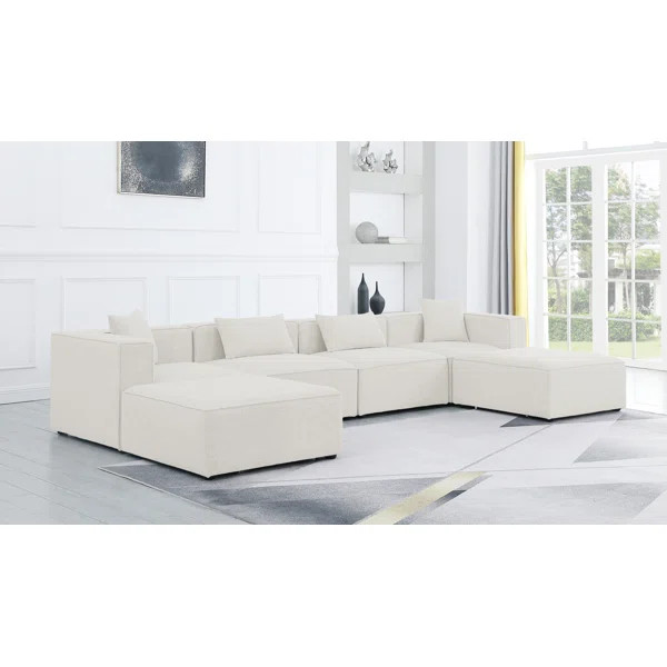 Cube 6 - Piece Upholstered Sectional | Wayfair North America